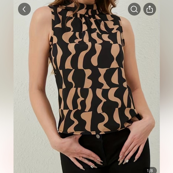 Tops - Dressy tank with tie back